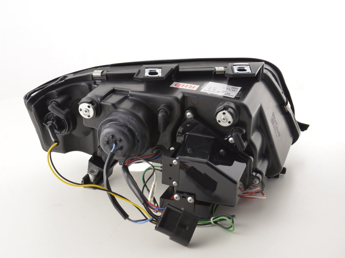 Scheinwerfer Set Daylight LED TFL-Optik Audi A6 Typ 4B 01-04 schwarz für Rechtslenker Scheinwerfer Set Daylight LED TFL-Optik Audi A6 Typ 4B 01-04 schwarz für Rechtslenker